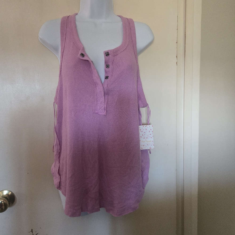 NWT- Free People- Women's Euphoric Lilac Tanktop- Size Small- fits more like M/L